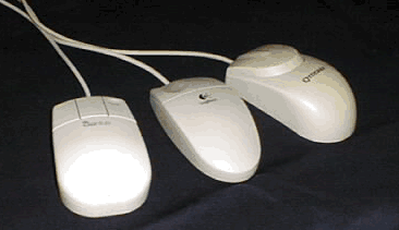 Něktré typy počítačových myší